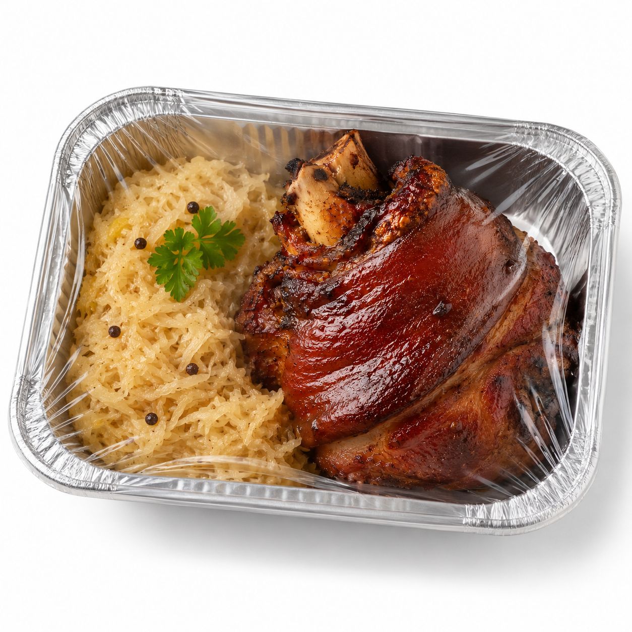 Smoked Ham Hock with Sauerkraut 德國鹹豬手配酸菜
