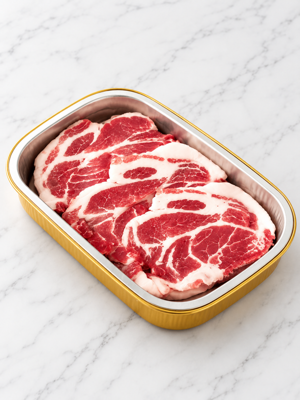 黑毛豬梅頭火鍋肉片