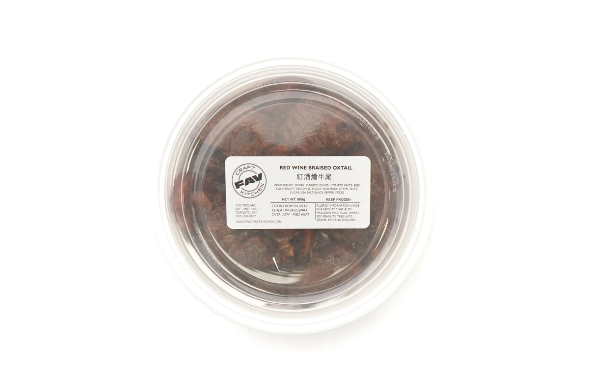 Red Wine Braised Oxtail 紅酒燴牛尾 – FAV Craft Kitchen frozen dish