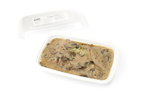 Ox Tongue Stroganoff 俄國蘑菇汁燴牛脷 – FAV Craft Kitchen frozen dish