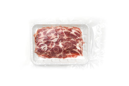 黑毛豬梅頭燒肉片