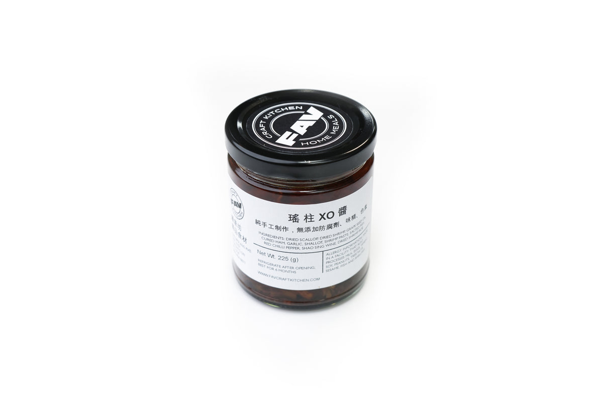 瑤柱XO醬 XO Sauce, handcrafted with dried scallop and shrimp, 225g jar