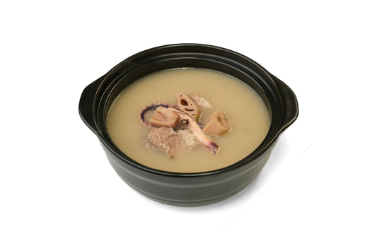 Octopus and Lotus Root Berkshire Pork Bone Soup 章魚蓮藕黑毛豬骨湯