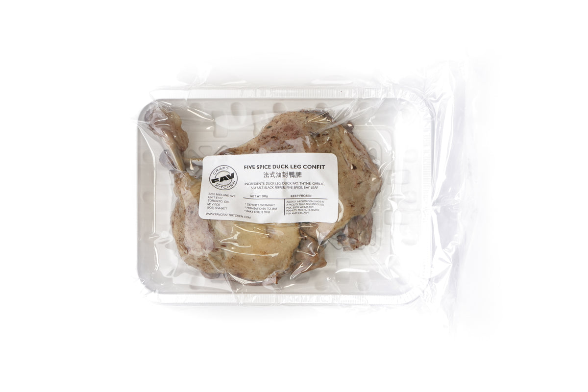 Five Spice Duck Leg Confit 法式油封鴨脾 – FAV Craft Kitchen, Richmond Hill Ontario