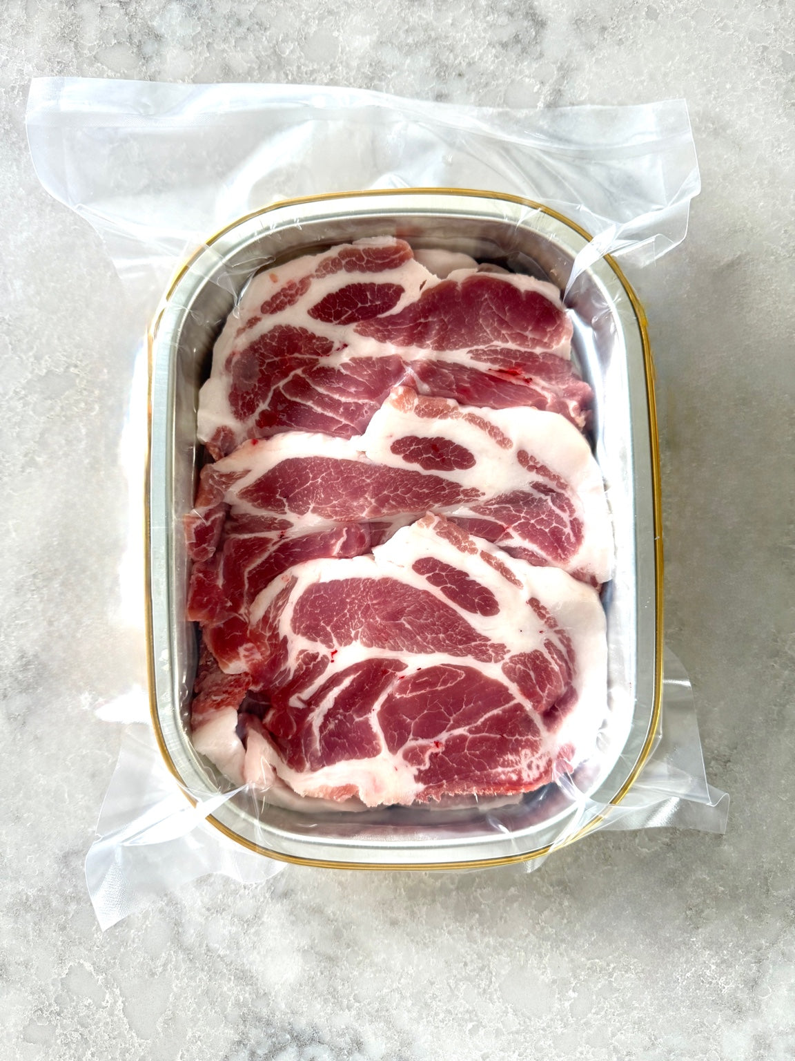 黑毛豬梅頭燒肉片