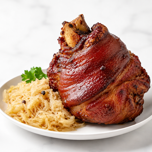 Smoked Ham Hock with Sauerkraut 德國鹹豬手配酸菜