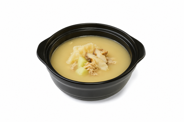 Fish Maw and Sea Conch Soup with Honey Melon 爵士湯｜花膠瑤柱響螺蜜瓜湯 frozen soup